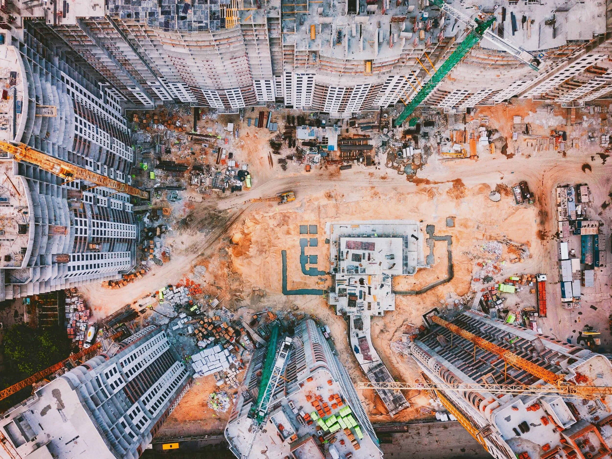 Drone construction site on sale photography